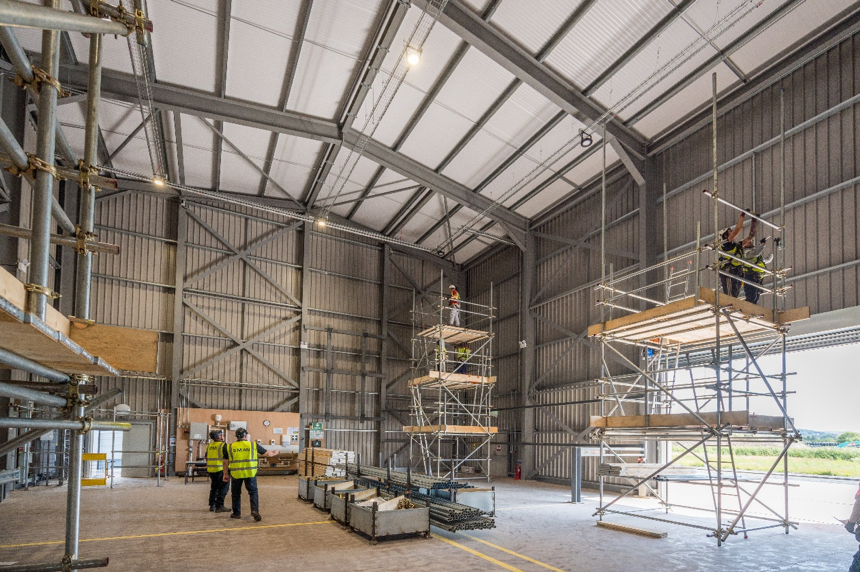 Featured image for “Take a look inside our scaffolding practical area”