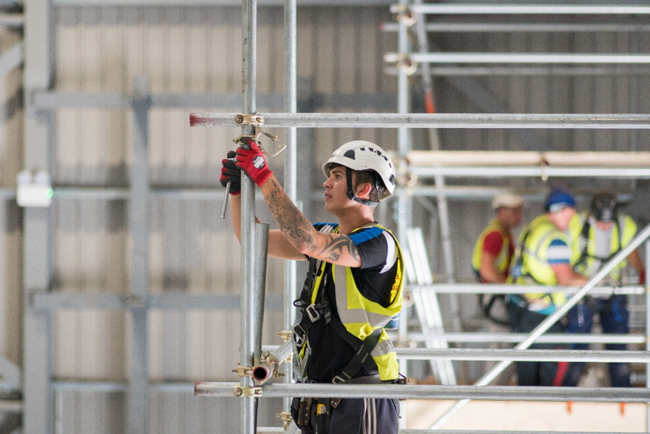 Take a look inside our scaffolding practical area Weston College
